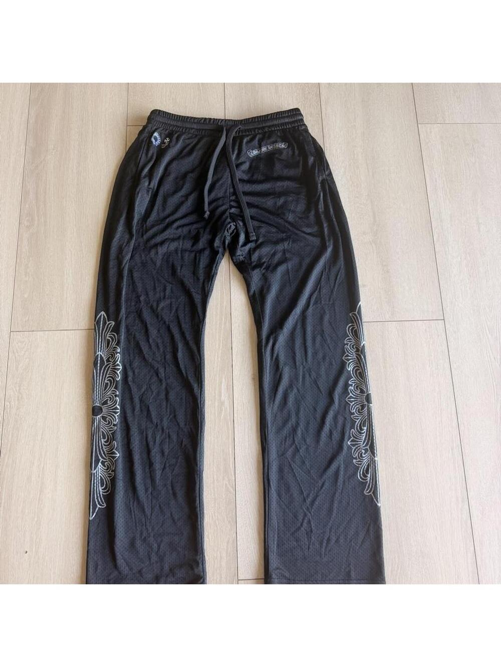 Chrome Hearts Men's Black and Grey Joggers-tracksuit